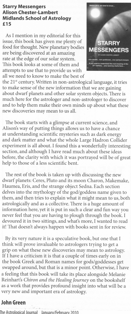 Review from Astrological Journal