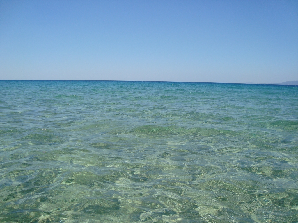 The clouds can look like shimmering sea and sand